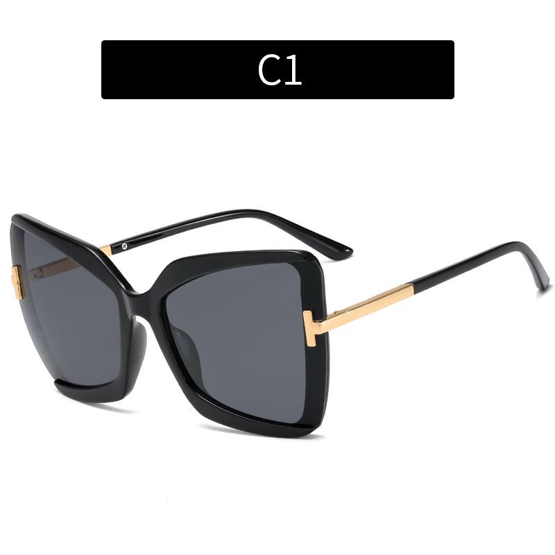 

Модные европейские и американские солнцезащитные очки-бабочки большого размера для уличного стиля