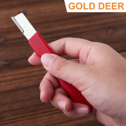 GOLD DEER 2-Piece Garden Tool Blade Sharpener, Garden Shears Sharpener, Scissors Sharpener, Garden Tool Sharpener, Pruning Shears Sharpener, Blade Sha