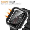 Tempered Glass Cover for Apple Watch Case 46mm 42mm 45mm 41-44-40mm Screen Protector Series 10 7 8 9 SE 5 6 4 IWatch Accessories