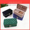 Luxury Double Layer Jewelry Organizer With Zipper For Travel And Home Storage