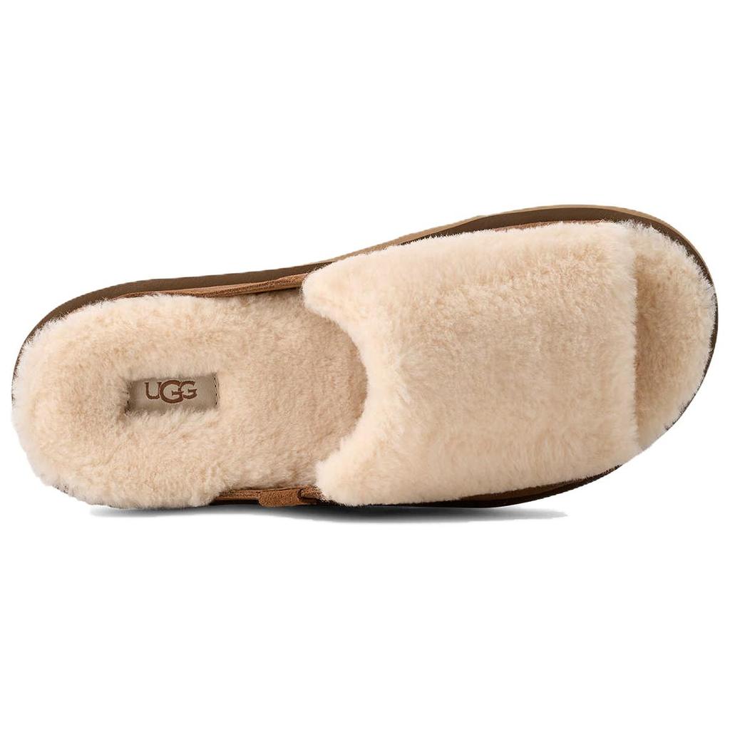 UGG Bayonna Fashionable Comfortable EVA Anti-Wear Slide Sandals Women sandals White Brown 1174551-NCHS