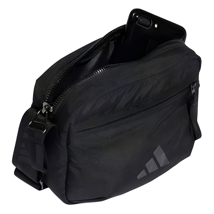 Adidas Recycelte Polyamid Umhängetasche Unisex Schwarz Adidas JE3228