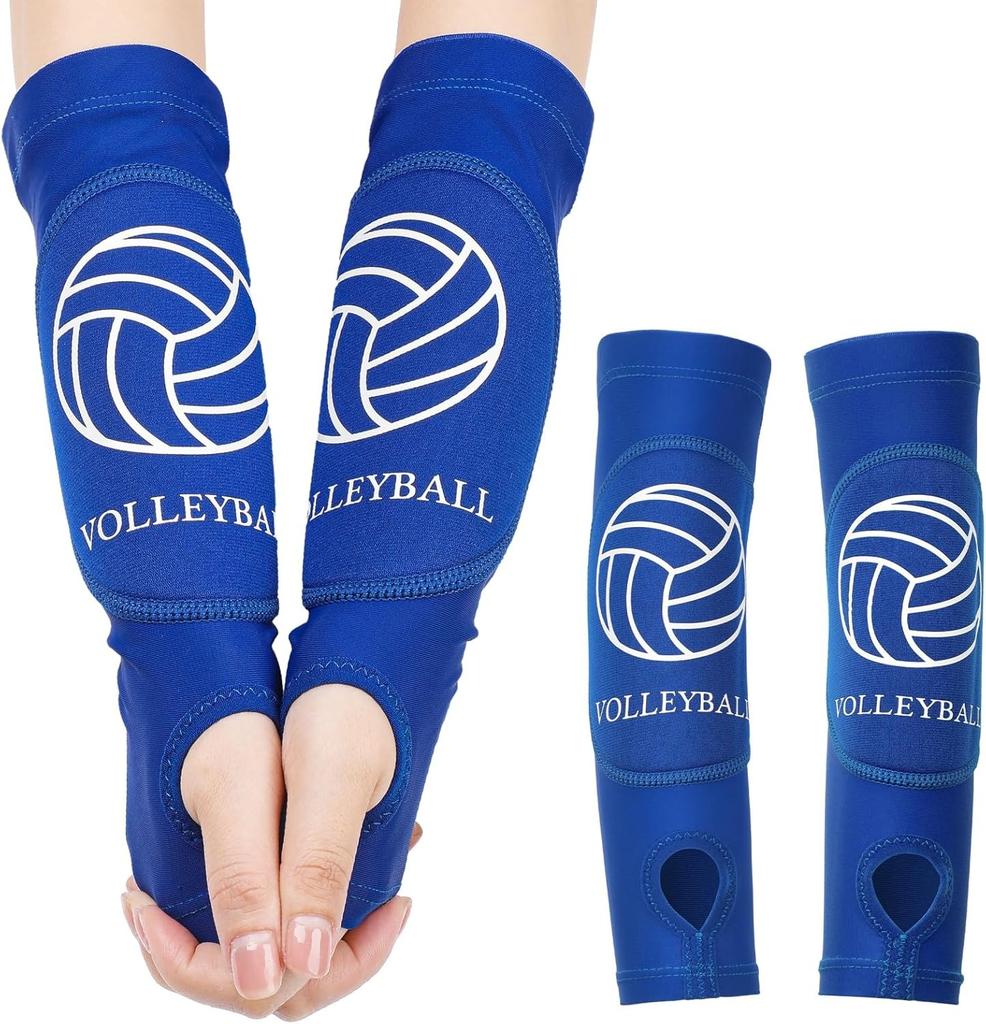 Volleyball-Armschoner für Mädchen, 1 Paar gepolsterte Volleyball-Passing-Ärmel mit Schaumstoffschutz, Volleyball-Armschutz für Jugendliche