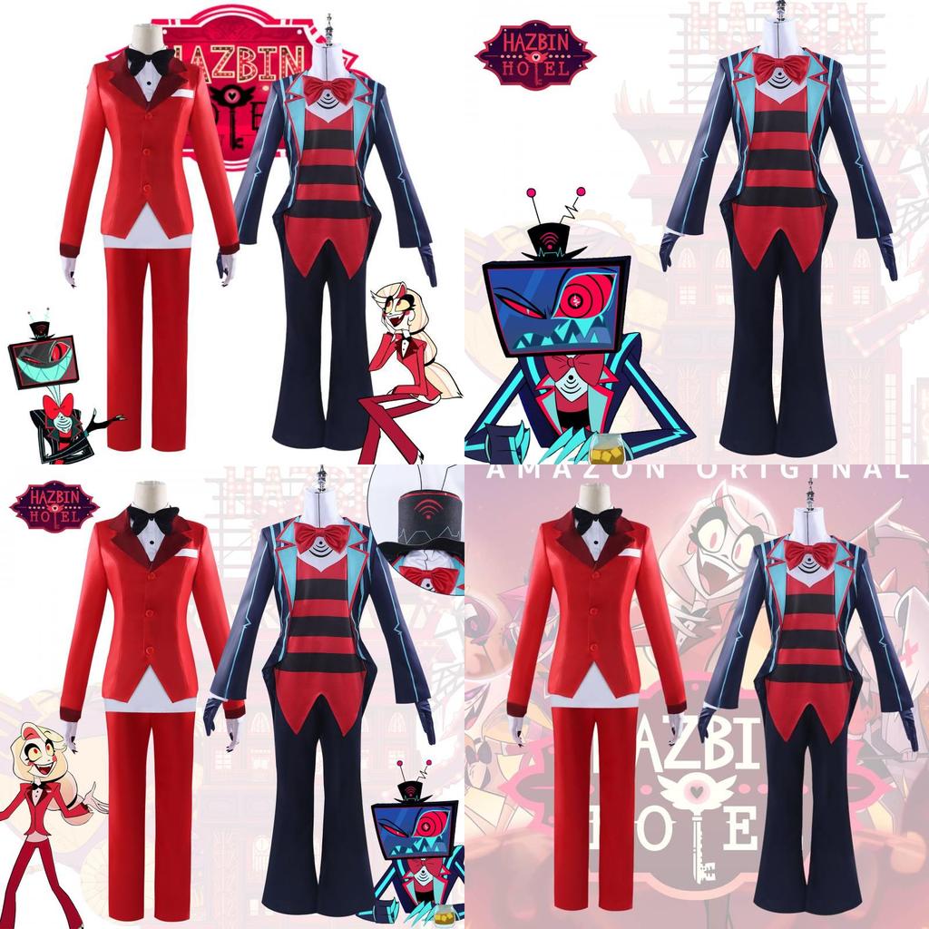 Hell's Inn Charlotte Mattina Stella TV Diavolo Vox Costume Cosplay Poliestere Stile Fantasy