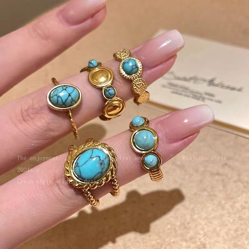 Anti-greenstone Open-ring for Women, A Personalized Ring for The Index Finger, A Light Luxury and Niche Style, Suitable for Multiple Finger Wearings.
