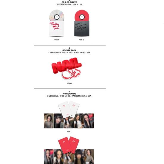 Yves - 4th Mini Album - NAIL [Deluxe ver.] (VER 1., VER2.)- R  2026-04-17