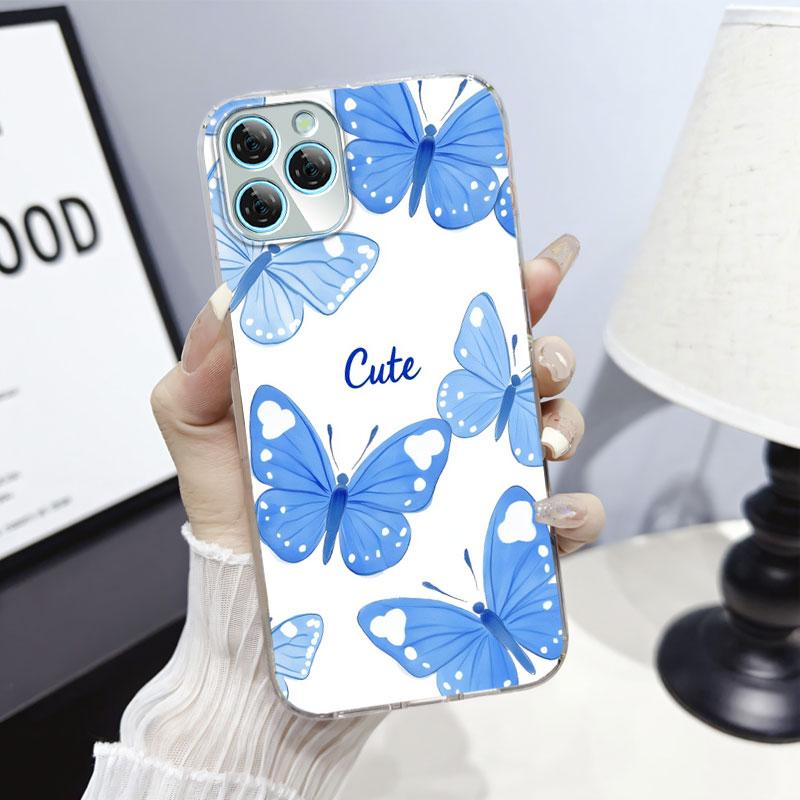 For Blackview A95 A100 A200 Pro A85 Case Protective Cover For  Blackview A80S Marble Clear Soft Silicone Phone Case Cat Fundas
