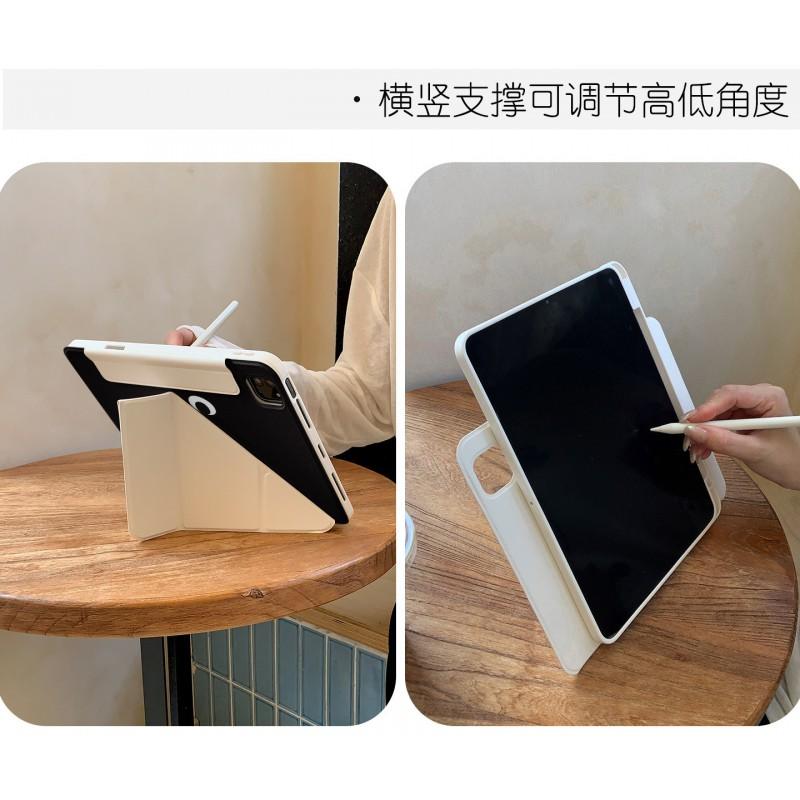 Cute Cartoon Penguin IPad Case With Pen Slot Magnetic Detachable Cover Mini 6/7 8.3 9.7 10.2 10.9 11 Air 10/11 Pro 11/13