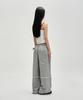NOT4NERD Raw Edge Curved Biker Sweat Pants - Gray