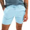 Moda masculina shorts 2024 verão praia casual shorts sólido baggy bolsos básicos shorts esportes roupas masculinas