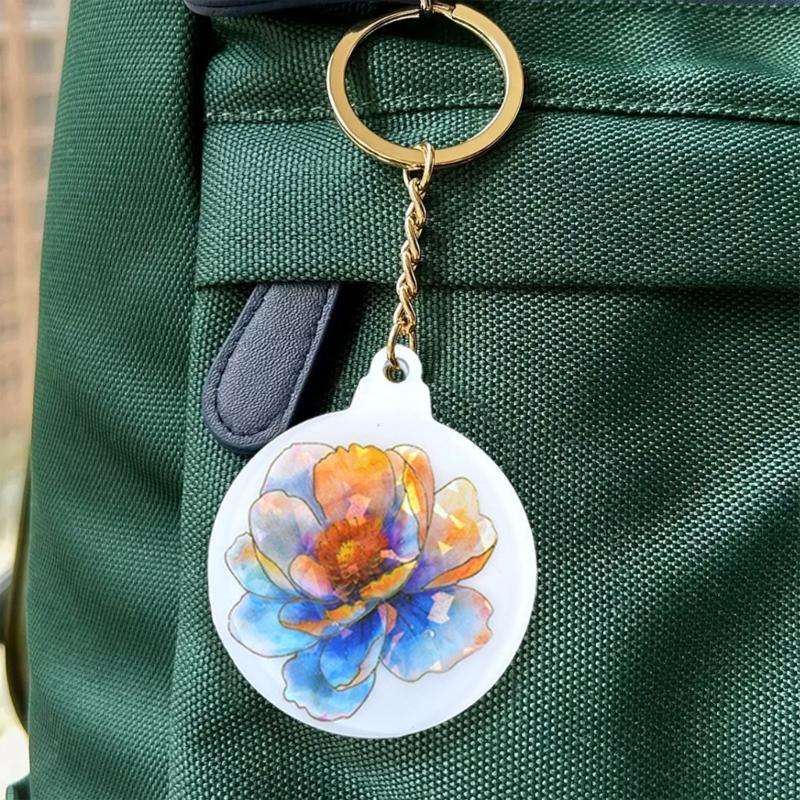 Stylish Round Pendant Casting Molds Easy Demould Silicone Molds for Unique Christmas Decors and Artisanal Crafting