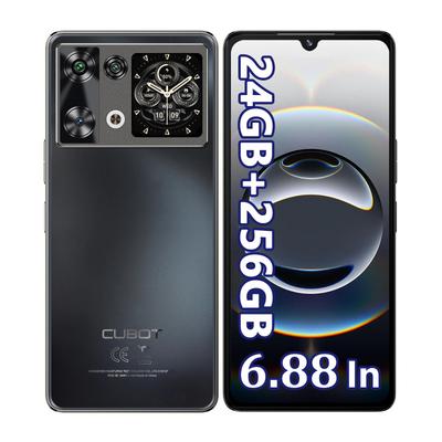 Cubot P90 Smartphone Android 15, 24GB RAM+256GB ROM, 6.88" HD+ 120Hz Display, 1.72" Rear Touch Screen, 64MP+16MP, 5100mAh, NFC/Face ID/Fingerprint