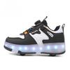 Fashion Girls Shoes Spring New Kids Roller Skates Soft Soled Girl Casual Shoe Anti Slip Boy Light Shoes Simple Girl Sports Shoe