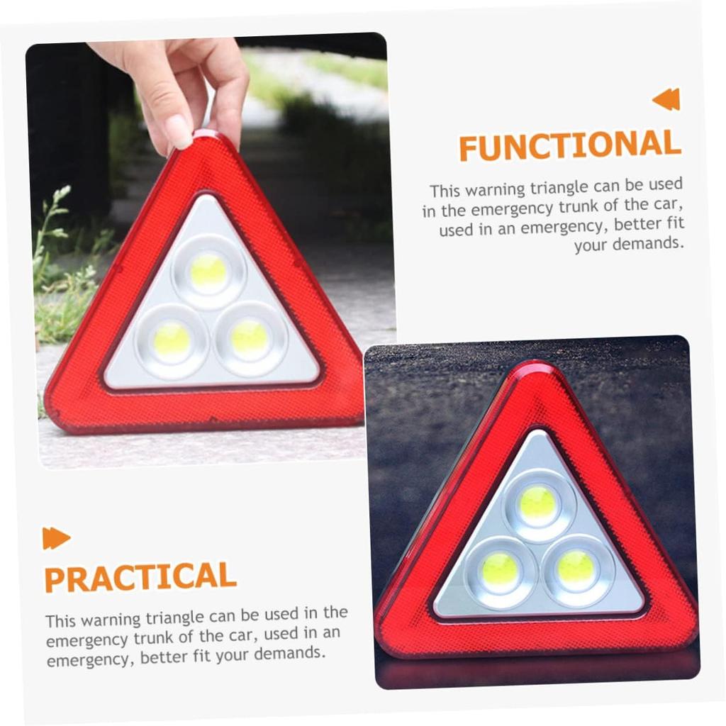 Warnsignal-Leuchte dreieckiges Anzeigetafel LED faltbarer Rollladen Reflektor Stopp-Anzeige faltbar Notfall
