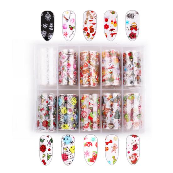 Zarte Nagelaufkleber, abnehmbar, selbstklebend