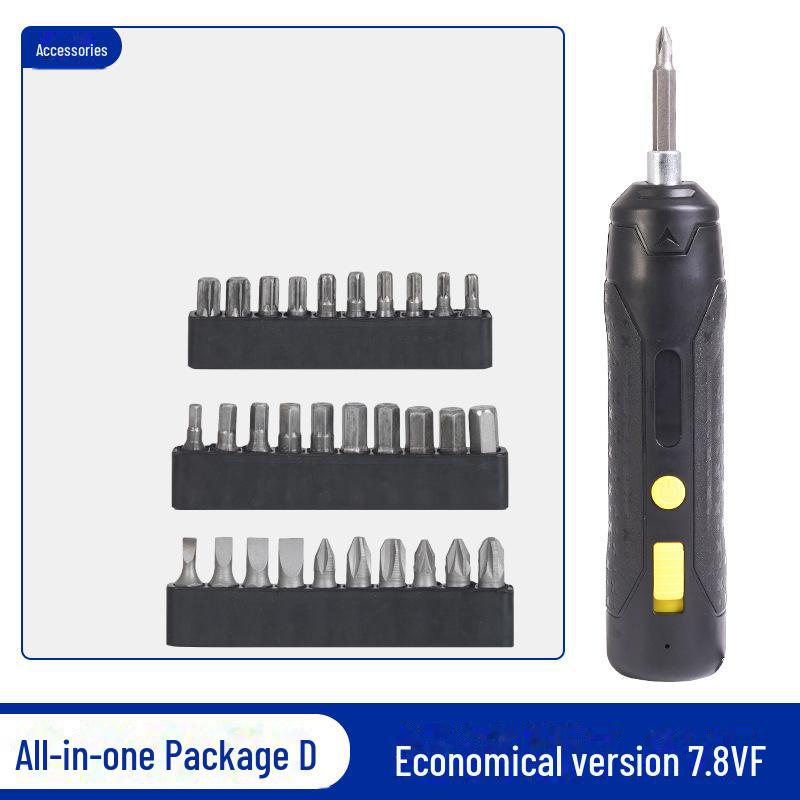 High-Torque Handheld Lithium Screwdriver: Compact, Multi-Function, High-Speed Tool for Convenient Screw Fastening