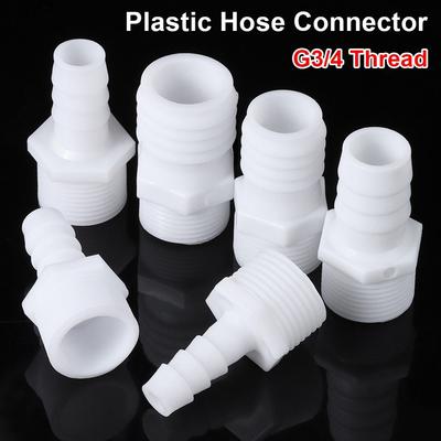 1/10Pcs Drip Irrigation System Pipe Coupler Pipe Fittings 3/4 Inch Thread To Barb Hose Connector