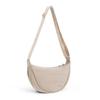 Crescent Bag For Women Men, Nylon Crescent Bags Hobos Crossbody Bag Portable Crescent Purse With Adjustable Strap Solid Color Chest Bag Shoulder Bag F