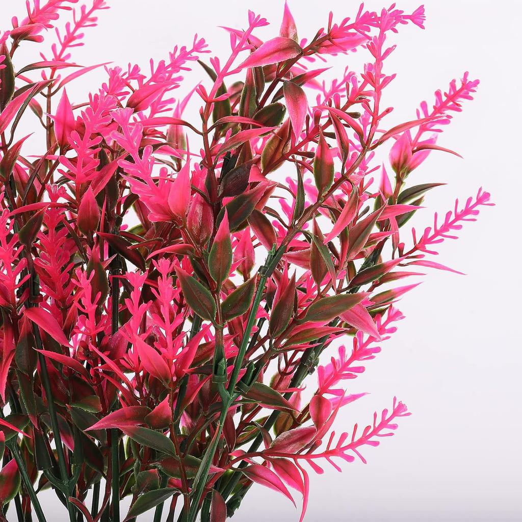 Artificial Flowers Plastic Lavender Fake Plants Grass Wedding Home vase Garden Decor DIY Gifts Photography Props Outdoor Bonsai