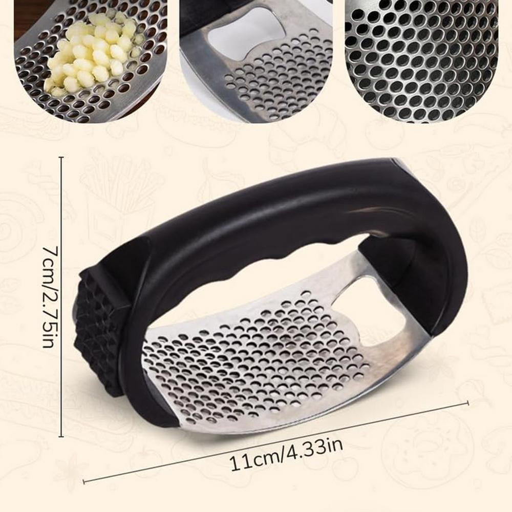 Stainless Steel Garlic Press Crusher Manual Garlic Mincer Chopping Garlic Tool Fruit Vegetable Tools Kitchen Accessories Gadget