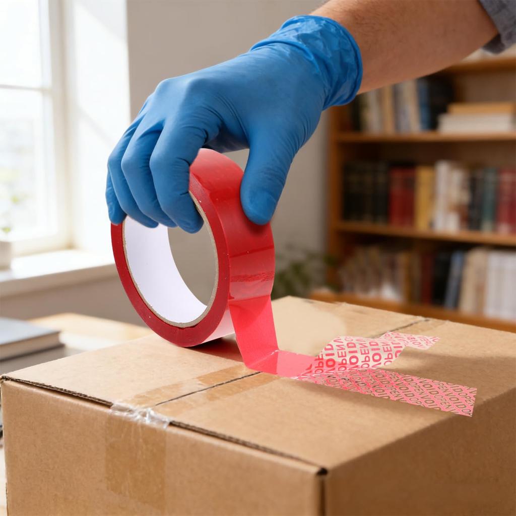 Packaging Tape x Security Sealing Leaves a Mark After Emerges When Box Important Crime Full Transfer Type [3cm 50m] Tamper-evident Tape, Tape, Tape,