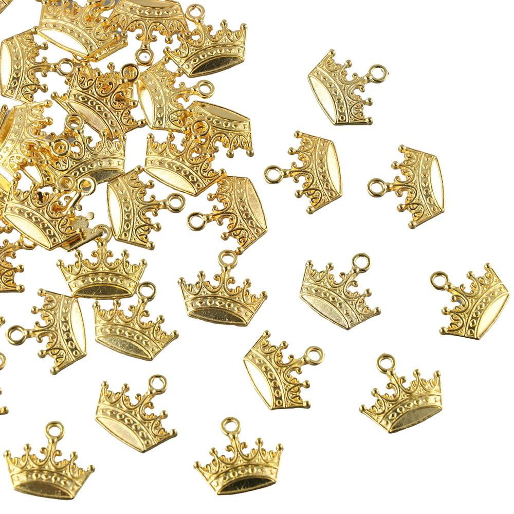 Gold Vintage Charms Antique Gold Mini Charms 100PCS Gold Bracelet Charms Macking Necklace