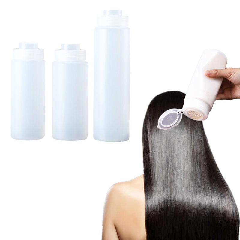 350/460/700Ml Flip Cover Talcum Powder Bottle Refillable Cosmetic Powder Dispenser Plastic Powder Container Empty Pots Bottles