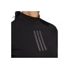 Adidas Classic Three Stripes Diamond Embellished Cropped Long Sleeve Top Women tops Black HB8568