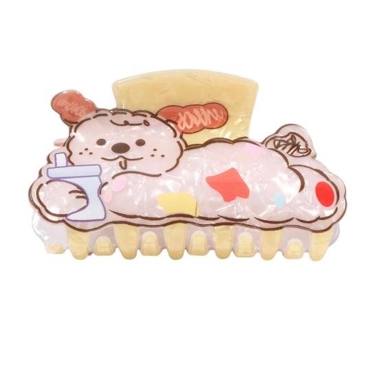 Hair Claw Cartoon Design Animal Hair Clip Back Head Anti-slip Teeth Strong B