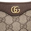 Gucci Pochette in Tela Ophidia con Pelle, Borsa a Spalla Borsa a Mano, Borsa a Spalla Mini da Donna Beige ed Ebano 764960-K9GSG-8367