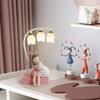 Children's room table lamp bedroom bedside lamp girl cute creative gift cartoon rabbit princess warm eye protection desk lamp