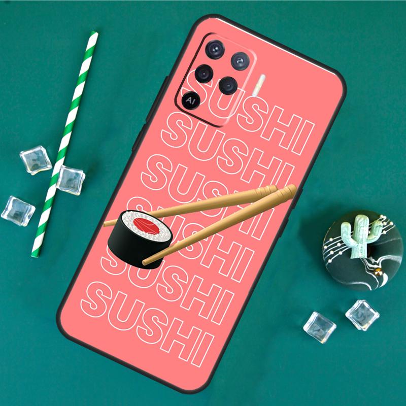 

Sushi Case For Oppo A80 A40 A60 A16 A76 A96 A91 A15 A17 A74 A94 A54 A57S A18 A38 A58 A78 A98 Cover OPPO A57 5G