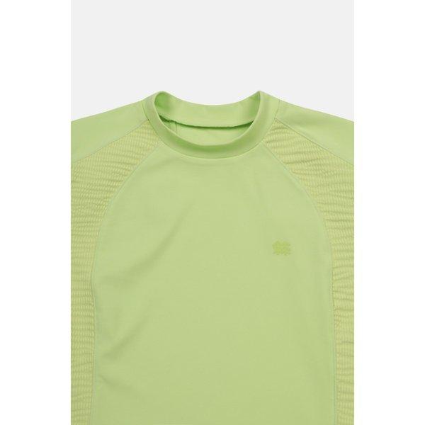 Kolon SporTs Mock Neck Crop T shirT jkTbs25112lgr