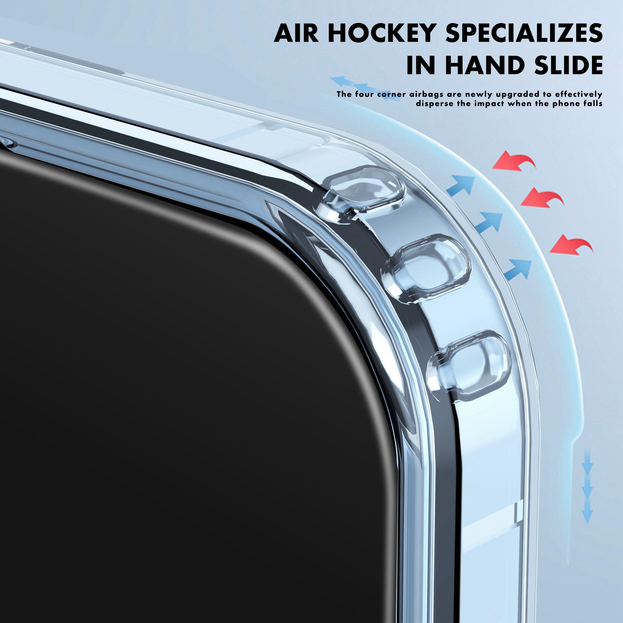 

IPAKY for iPhone 14 Pro Max 6.7 inch Transparent Hard PC Phone Back Cover Fingerprint-free Mobile Phone Protective Case A