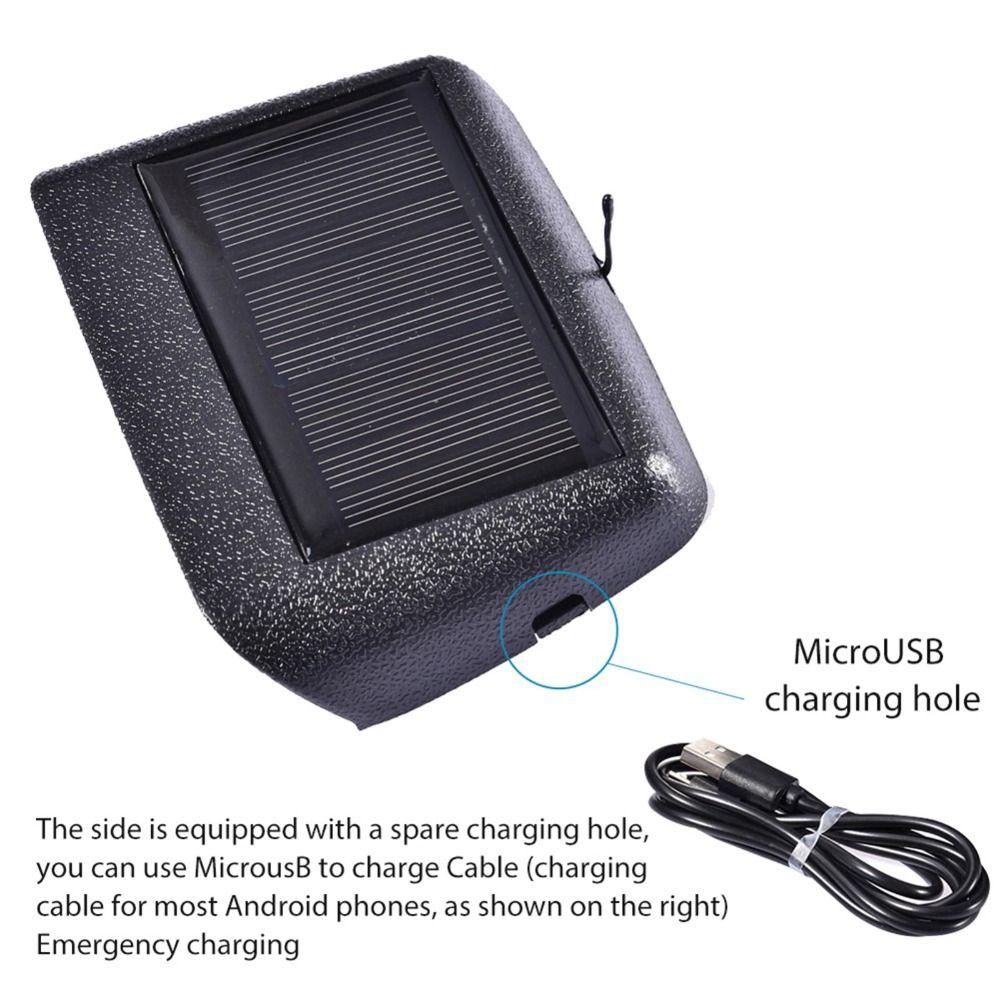 Solar Powered Car Clock Luminous Solar Electronic Watch LED Digital Car Clock Vehicle Interior