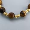 Meier Tiger's eye beaded necklace - luxurious, high-end, vintage, unique, versatile, and elegant choker