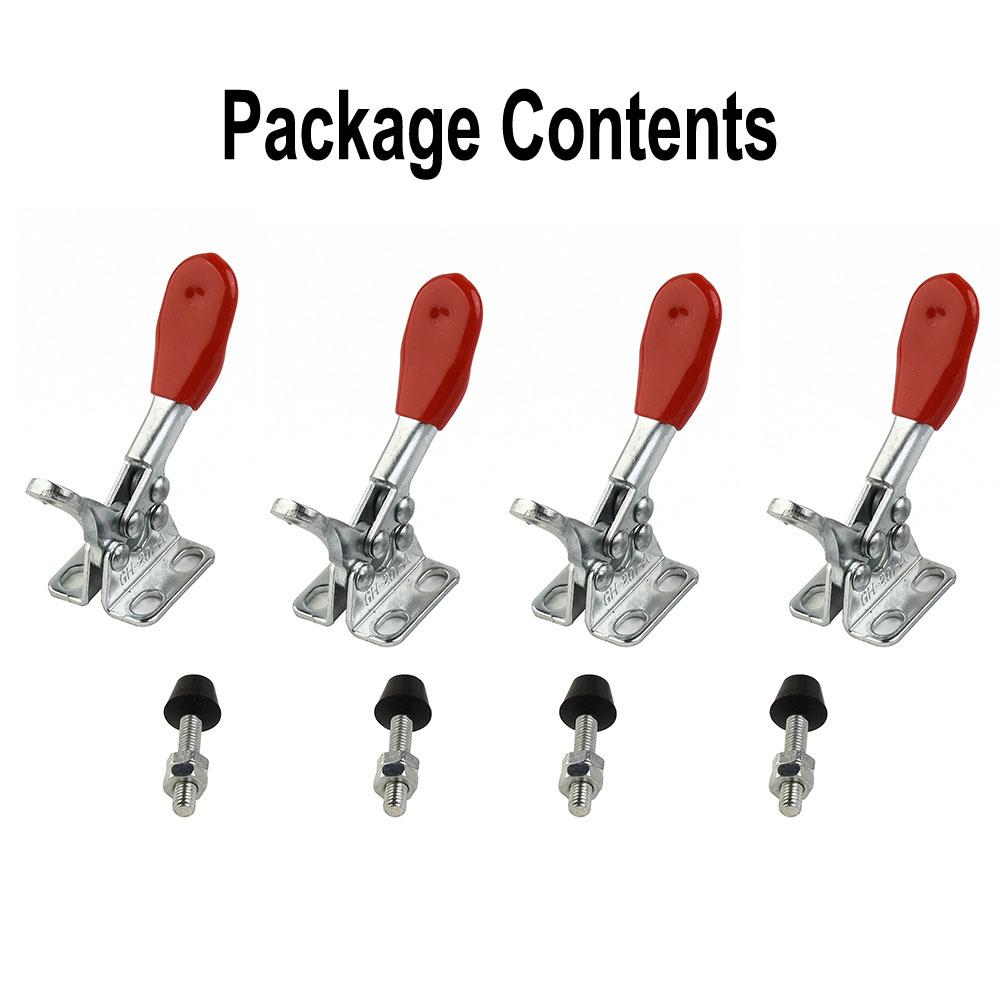 Parts Toggle Clamps Accessories Hand Tools Metal Fixing GH-201A Horizontal Workshop 80mm Quick Release Practical