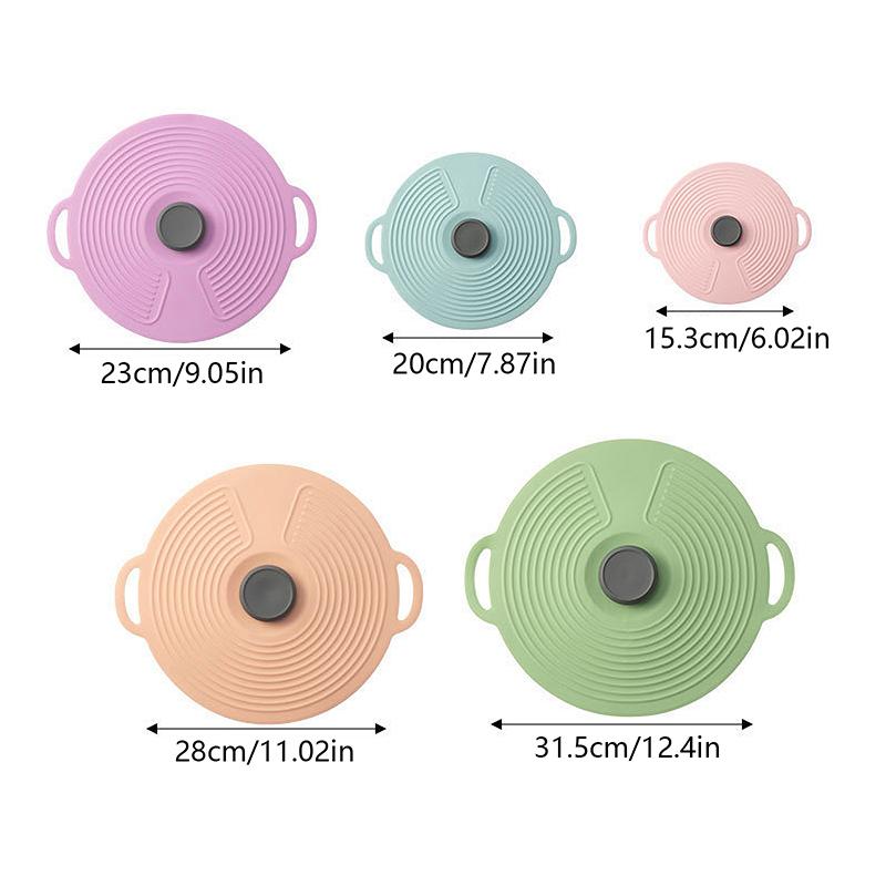 Anti-Dust Tea Coffee Sealed Lid Round Universal Food Grade Mug Lid Portable Mug Cup Cover Silicone Cup Lid Cup Accessories