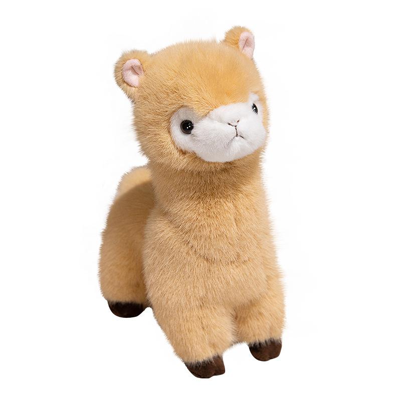 Cartoon Simulation Alpaca Doll Plush Toy Cute Lamb Doll Children's Pillow Zodiac Sheep Doll Gift