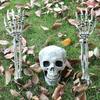 Head Hand 1 Set Halloween Skull Garden Decoration Horror Party Makeup Ball Skull Props Accessories Gifts DIY Decoration