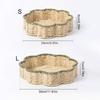 1Pc Imitation Vine Fruits High-capacity Household Storage Basket Vegetables Weave Snack Tray Paper Rope