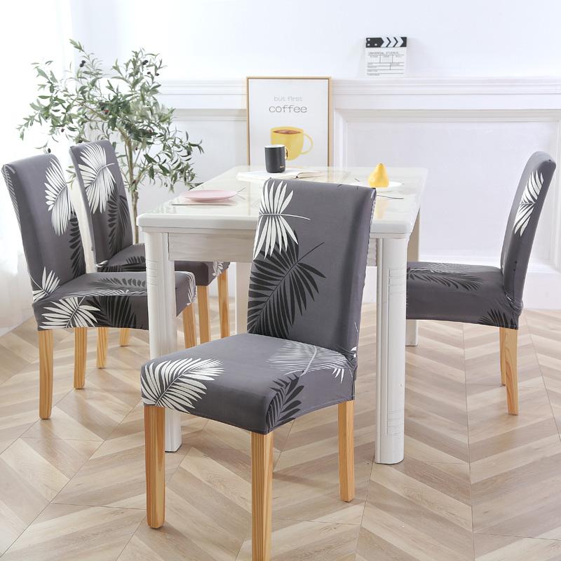 Boho-Muster bedruckter Stretch-Stuhlbezug für Esszimmer, Büro, Bankettstuhl-Schutz, elastisches Material, Sesselbezug