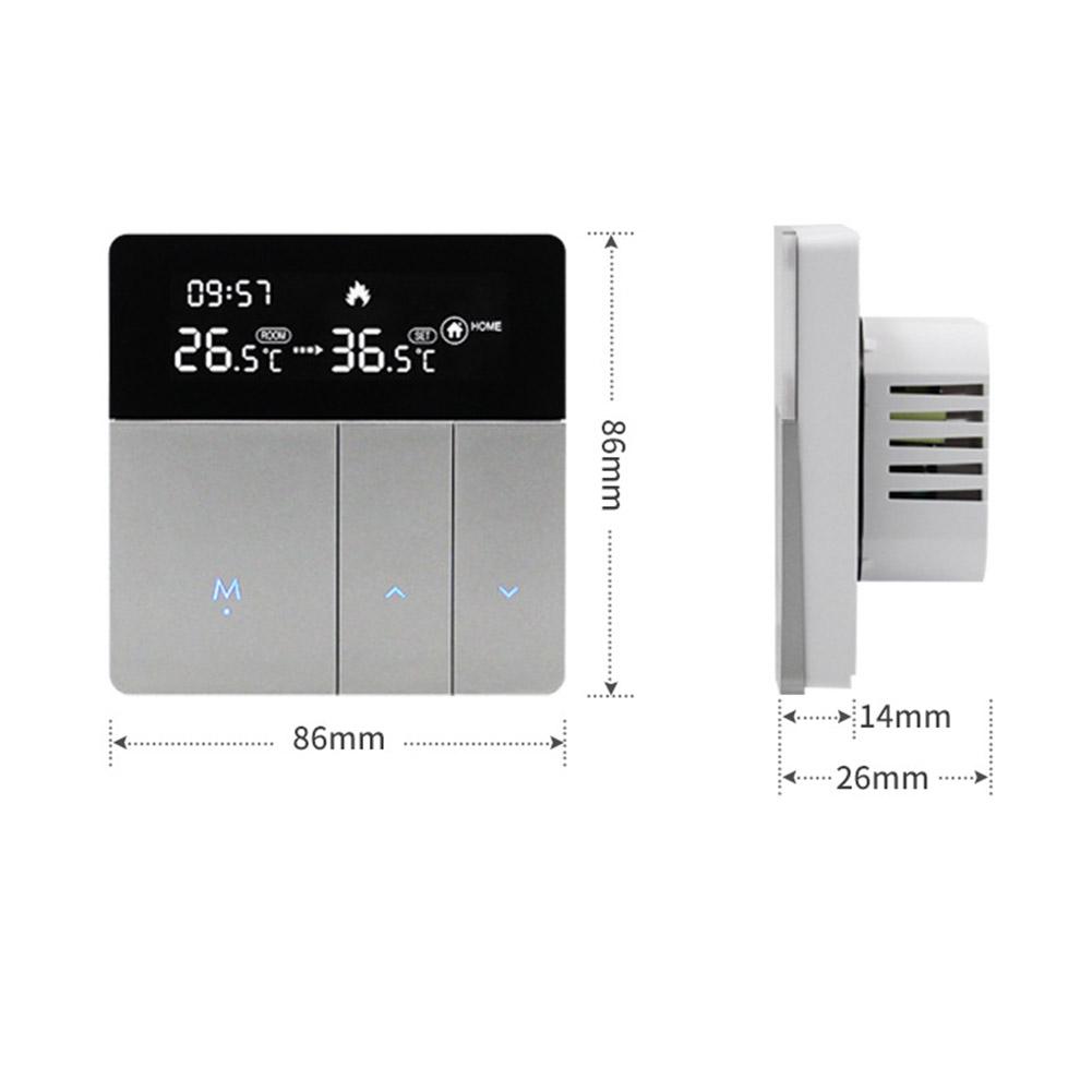 Intelligent Temperature Controller Touch Screen Outlet Programmable Thermostat Switch Home Improvement Accessories