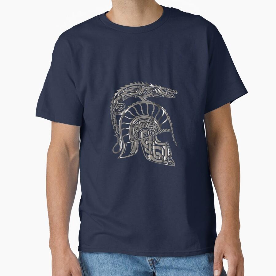Spartan Warrior Helmet Ancient Greece This Is Sparta T Shirt for Men Large Size Adult Tops S-6XL