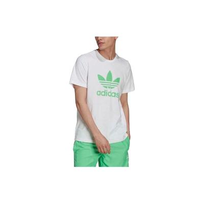 Markenlogo Druck Rundhals T-Shirt Herren Oberteile Weiß H06640