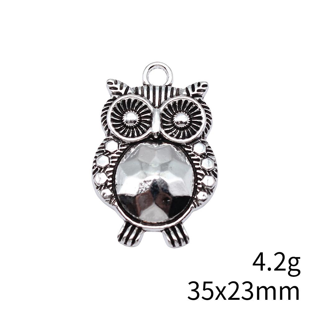 Big Owl Pendant Wings Charms For Forest Bird Theme DIY Bracelet Necklace Jewelry Making Supplies For