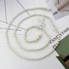 Sweet Bowknot Dress Pearl Waist Chain  Belts For Women Waist Chain