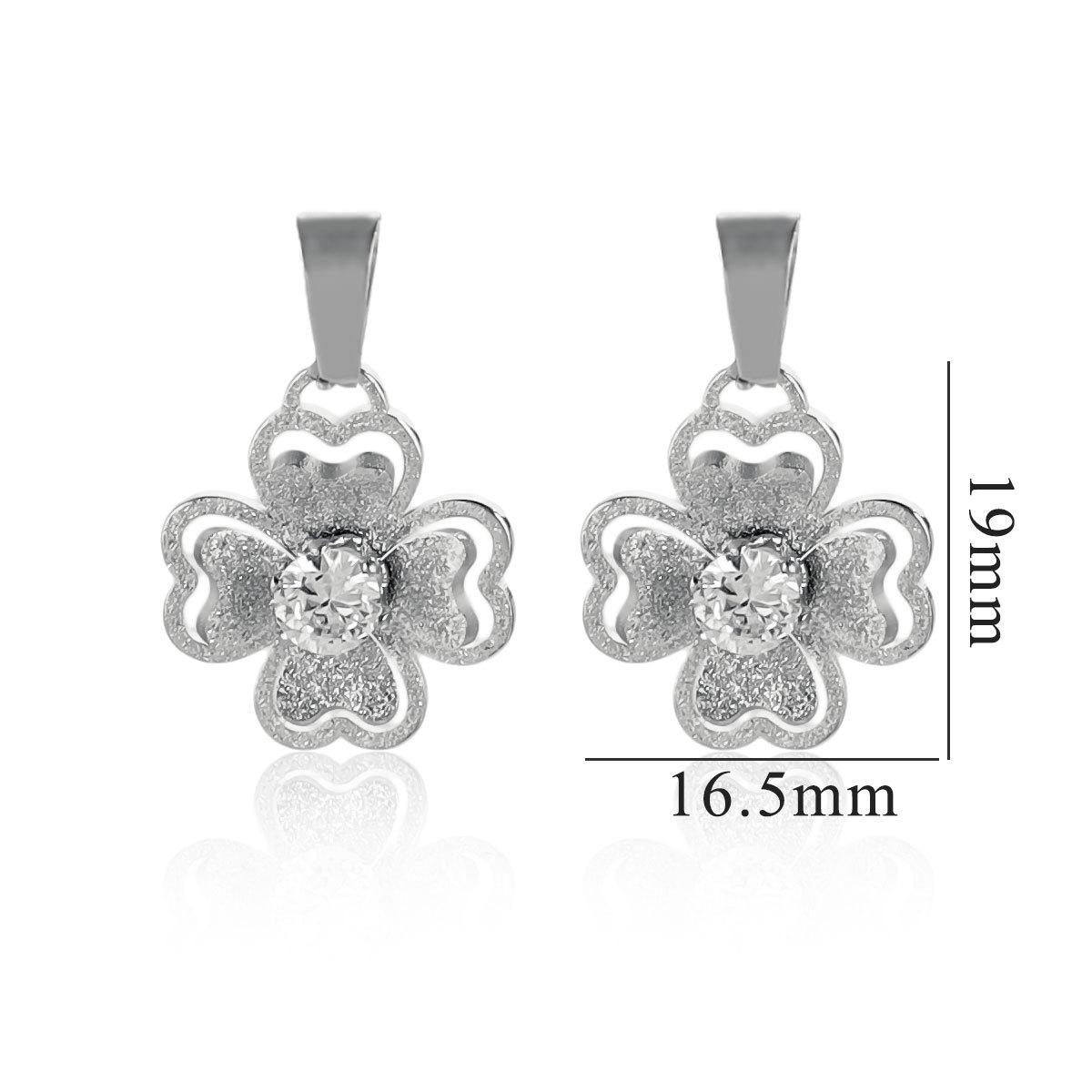 

Позолоченная нержавеющая сталь 18 карат, ожерелье с бантом - Европейский и американский стиль, женский кулон