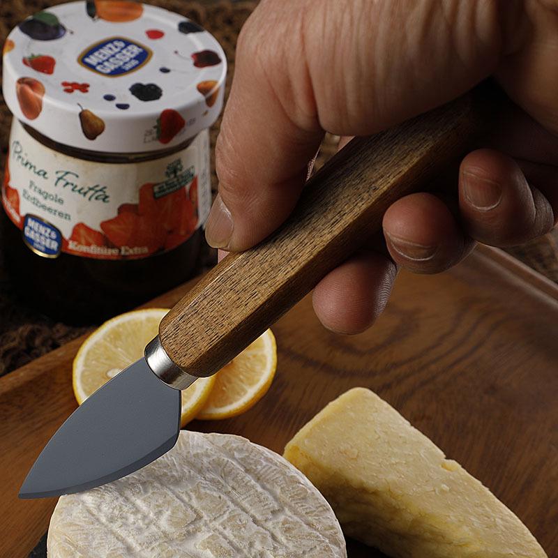Stainless Steel Cheese Knife & Acacia Wood Handle Cutlery Set