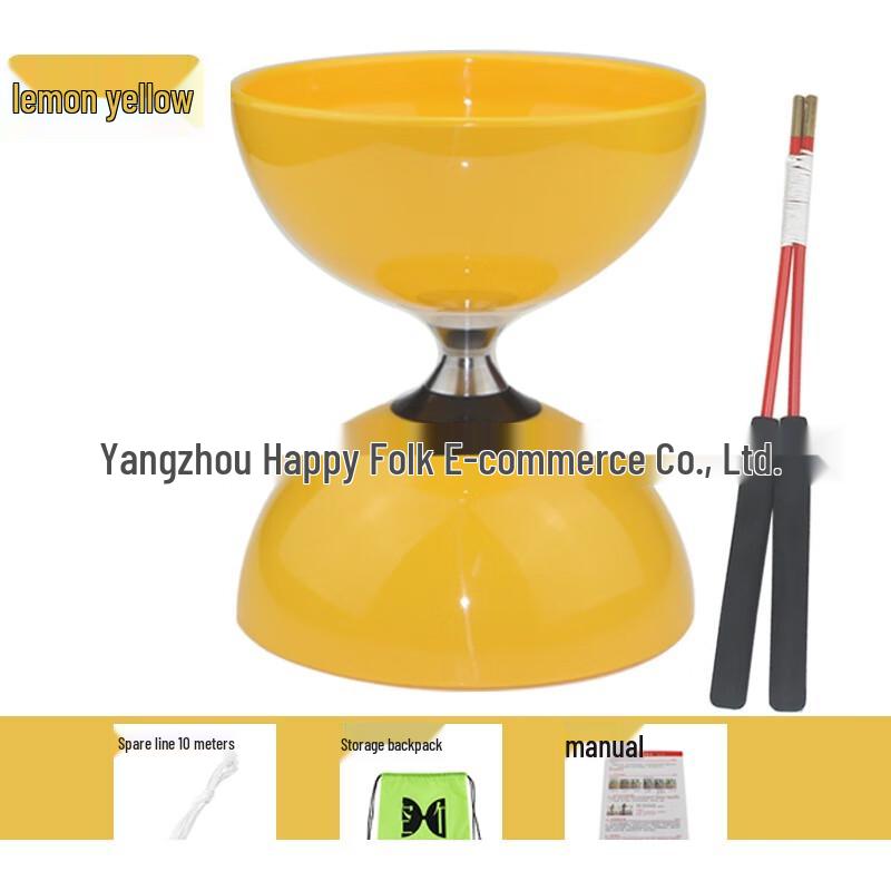 Longchan Beginner Soft Rubber 5-Bearing Double-Head Diabolo